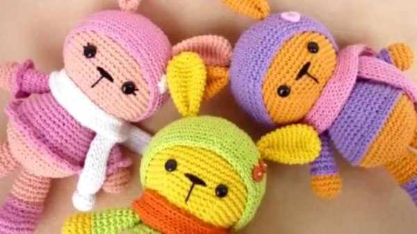 Амигуруми крючком. Схемы зверюшки для начинающих с описанием
