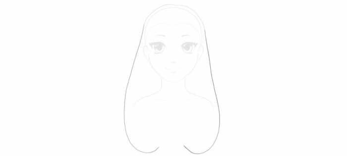 Аниме прически для девушек. Как нарисовать с длинными, короткими волосами, средней длины