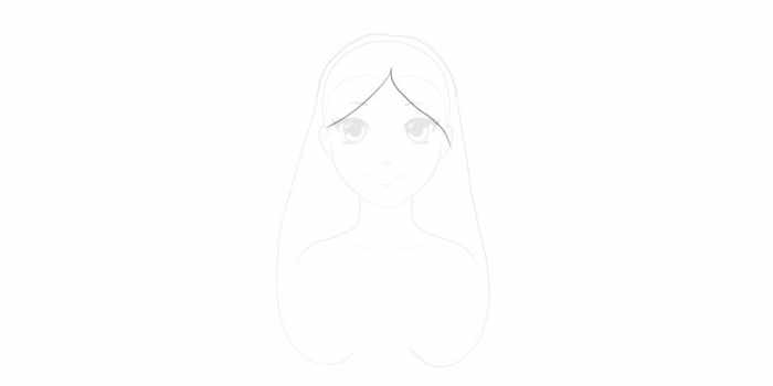 Аниме прически для девушек. Как нарисовать с длинными, короткими волосами, средней длины