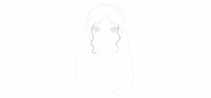 Аниме прически для девушек. Как нарисовать с длинными, короткими волосами, средней длины