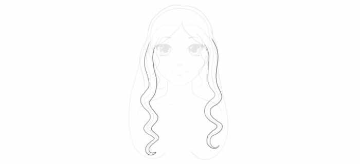 Аниме прически для девушек. Как нарисовать с длинными, короткими волосами, средней длины