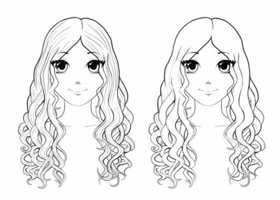 Аниме прически для девушек. Как нарисовать с длинными, короткими волосами, средней длины