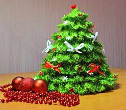 Елочка крючком. Схема и описание для начинающих, мастер-класс