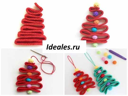 Игрушки новогодние своими руками на елку из ваты, фетра, папье-маше, бумаги, бисера, крючком. Мастер класс