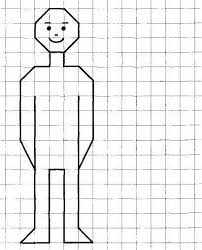 Как рисовать рисунки по клеточкам в тетради, в ЛД для девочек. Пошагово для начинающих