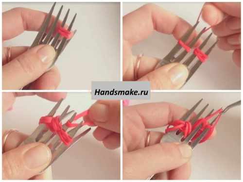 Как сплести из резинок фигурку из Майнкрафта, сова, 3д, на ручку. Плетение на станке, монстр тейл, крючке для начинающих. Видео