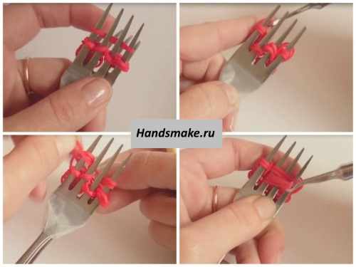 Как сплести из резинок фигурку из Майнкрафта, сова, 3д, на ручку. Плетение на станке, монстр тейл, крючке для начинающих. Видео