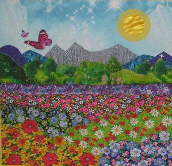 Картины из ткани, лоскутков ткани своими руками. Схемы для начинающих