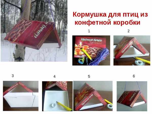 Кормушка из коробки молока, сока для птиц. Как сделать, украсить, инструкции поэтапно. Фото