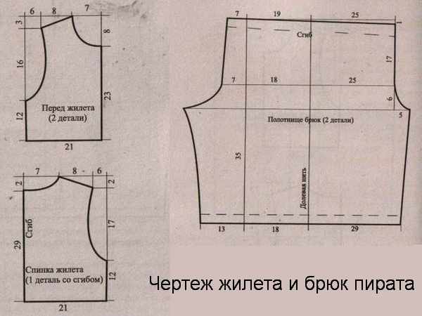 Костюм пирата для мальчика своими руками из подручных материалов. Фото