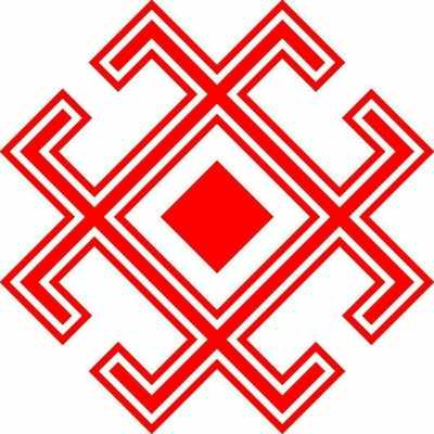 Марийский орнамент и узоры, трафареты по клеточкам, значение, рисунки