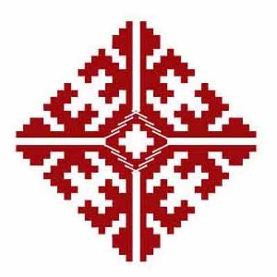 Марийский орнамент и узоры, трафареты по клеточкам, значение, рисунки