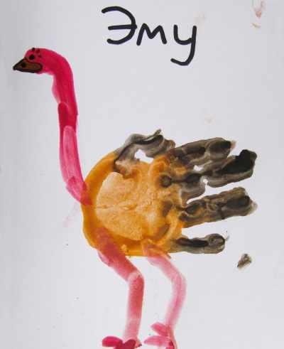 Рисунки ладошками для малышей, пальчиками в детском саду