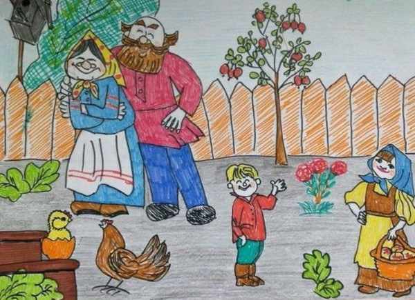 Рисунок на тему Твори добро 1-2-3-4-5 класс карандашом