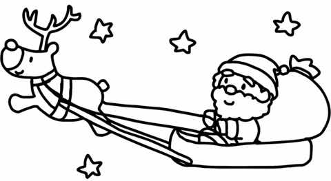 Санта Клаус рисунок карандашом для детей поэтапно