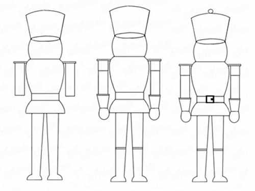 Щелкунчик рисунок для детей 1-2-3 класса карандашом по музыке