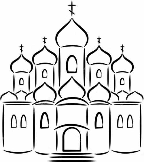 Храм Василия Блаженного картинки для детей. Мастер-класс по рисованию для дошкольников. Рисунки