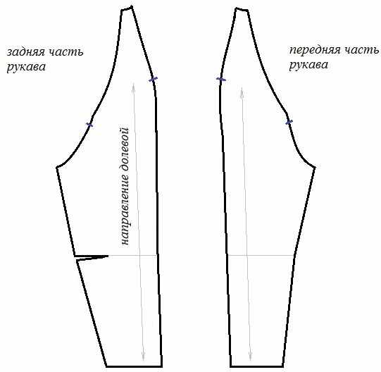 Выкройки рукавов для платья с цельнокроеным рукавом, длинным свободного покроя, реглан, летучая мышь, фонарик, спущенным. Размеры и схемы