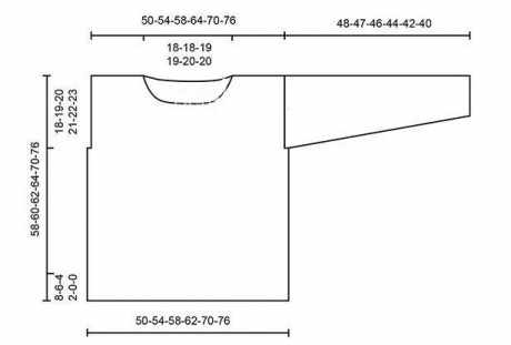 Схема вязания джемпера и выкройка