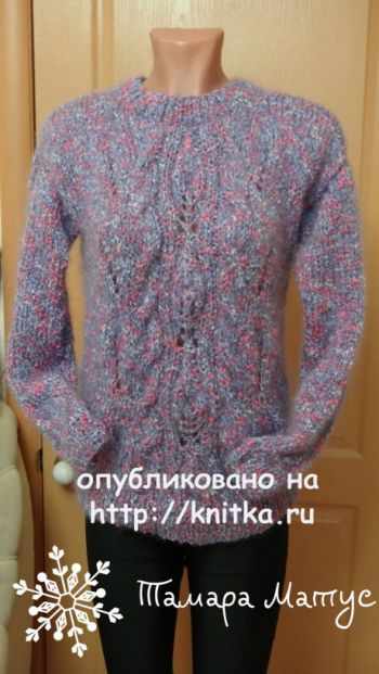 Джемпер спицами от Тамары Матус Джемпер спицами от Тамары Матус