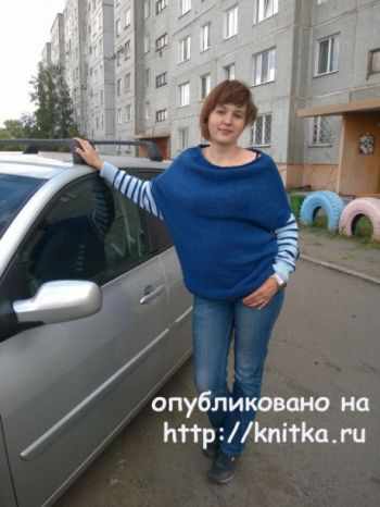 Женский джемпер спицами от Веры Коваль Женский джемпер спицами от Веры Коваль