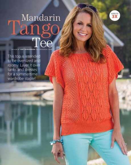Летний ажурный топ «Mandarin Tango Tee» Летний ажурный топ «Mandarin Tango Tee»