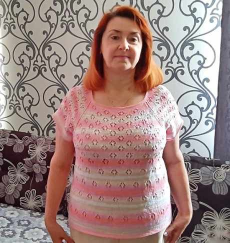 Летняя кофточка спицами из пряжи Alize bella с рукавом реглан Летняя кофточка спицами из пряжи Alize bella с рукавом реглан
