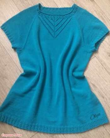 Кофточка Casual спицами, реглан сверху Кофточка Casual спицами, реглан сверху