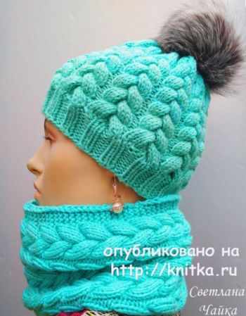 Снуд с косами от Светланы Чайка Снуд с косами от Светланы Чайка