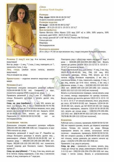 Красивый женский джемпер спицами 1