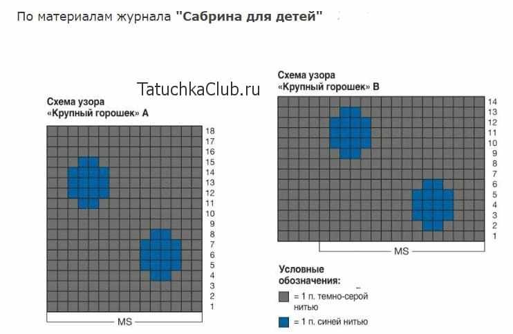 Бини с жаккардовым узором