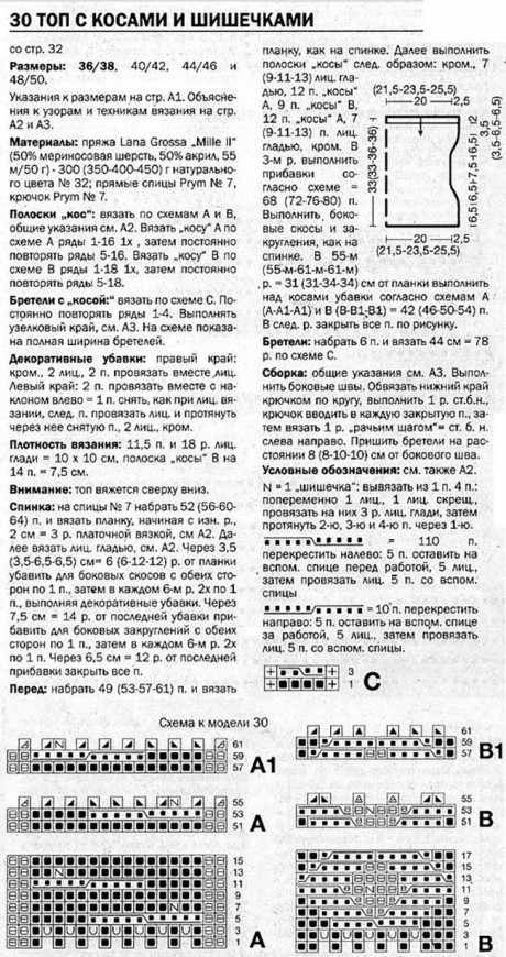 Схемы и описание топа:
