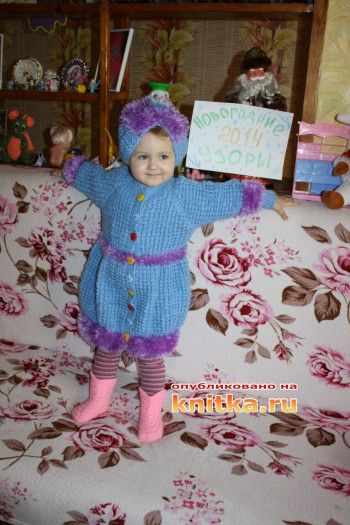 новогодний костюм спицами
