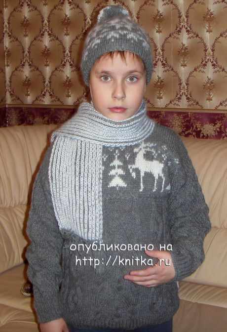 шапки и шарф для мальчика фото
