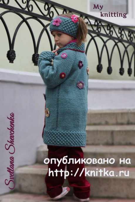Детский комплект Мильфлёр. Работа Светланы Шевченко вязание и схемы вязания