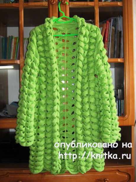Кардиган Азиатский колосок. Работа Matronka