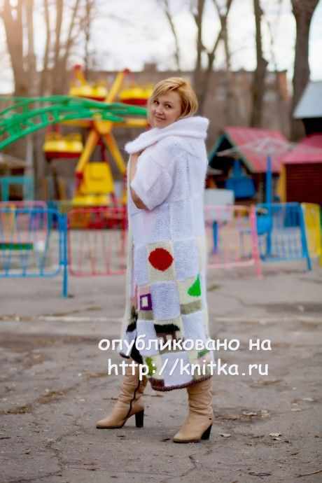 Кардиган спицами Нежность - работа Оксаны вязание и схемы вязания
