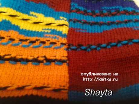 Мужской жакет на молнии Shayta. Работа Оксаны Усмановой вязание и схемы вязания