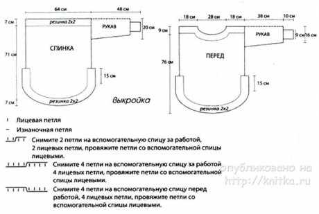 Объемный женский свитер спицами. Работа Ирины вязание и схемы вязания