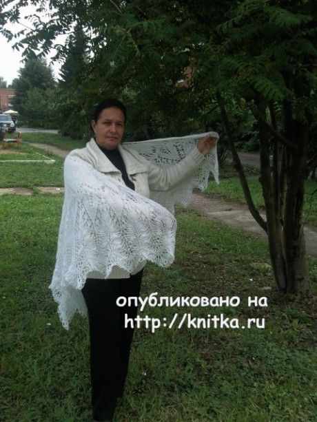 Шаль Марианна. Работы Маргариты вязание и схемы вязания