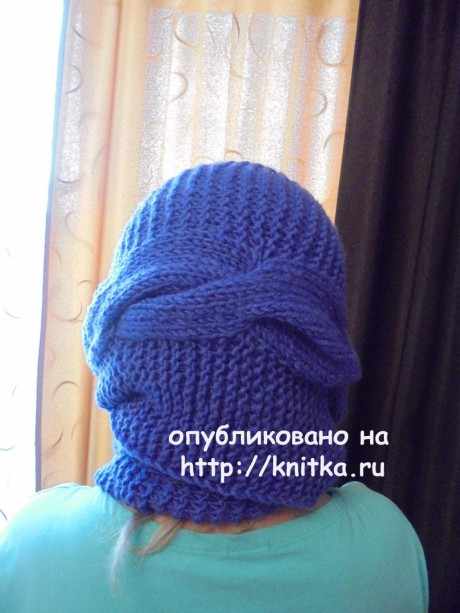Шапка и снуд спицами. Работы Татьяны Ивановны вязание и схемы вязания