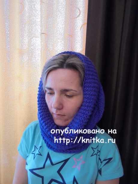Шапка и снуд спицами. Работы Татьяны Ивановны вязание и схемы вязания