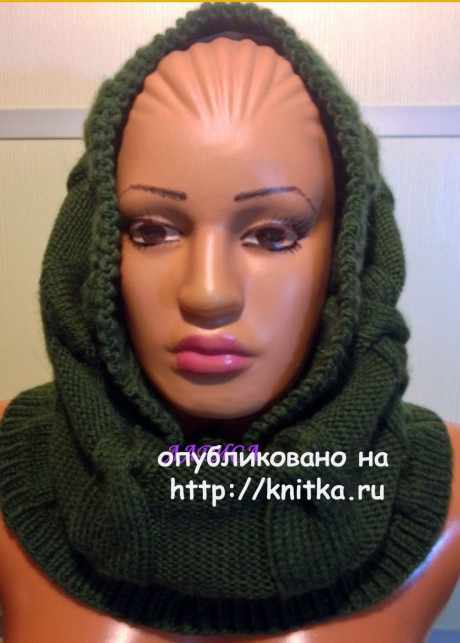 Снуд связаный спицами. Работа Ларисы Величко. вязание и схемы вязания