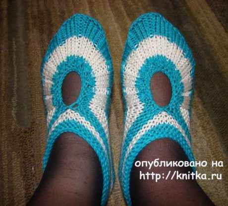 Тапочки от pawa. Работы Татьяны вязание и схемы вязания