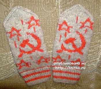 Узор для патриотичных варежек Узор для патриотичных варежек