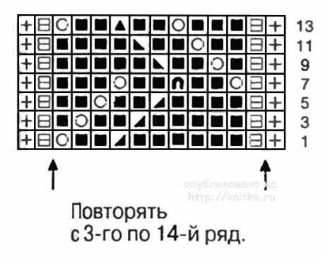 Вязаная кофточка. Работа Ольги Ярославской вязание и схемы вязания