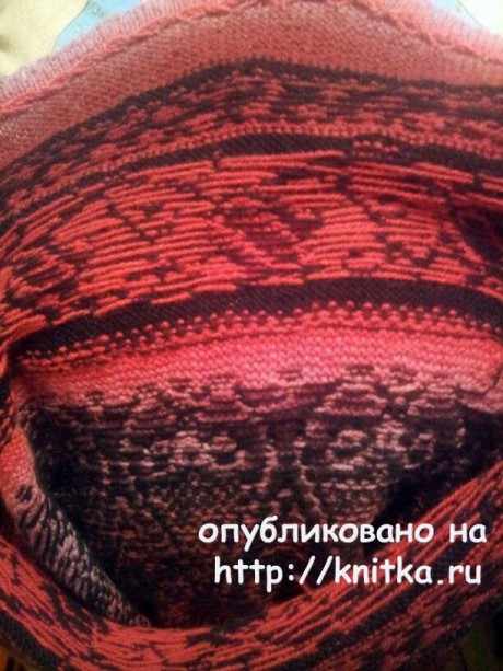Вязаная спицами юбка из Кауни. Работа Маргариты вязание и схемы вязания