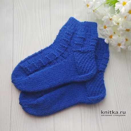 Вязанные спицами носки. Работа moonus_knit вязание и схемы вязания