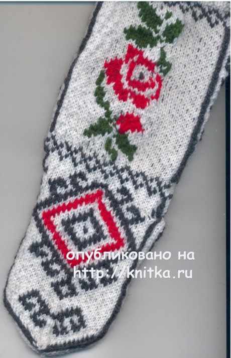 Вязаные спицами носки. Работы Ибрахимкажы вязание и схемы вязания