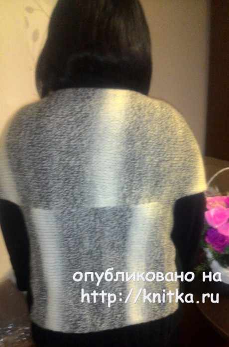 Вязаный кардиган в стиле over size. Работа Виктории Кириченко вязание и схемы вязания